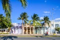 Typical street, Cienfuegos, Cuba Royalty Free Stock Photo