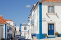 Typical street in Ericeira Portugal