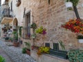 Spello - typical street gardens