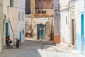 Typical street inside the medieval Sousse medina