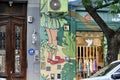 Typical street of La Boca Quarter, Buenos Aires, Argntina Royalty Free Stock Photo