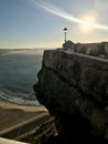 In the streets of Nazare, Portugal Royalty Free Stock Photo