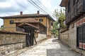 Street and old houses in Koprivshtitsa, Bulgaria