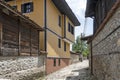 Street and old houses in Koprivshtitsa, Bulgaria