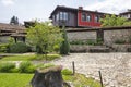 Street and old houses in Koprivshtitsa, Bulgaria