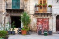 Typical street of Palermo Royalty Free Stock Photo