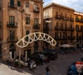 Typical street of Palermo Royalty Free Stock Photo