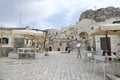 Typical street in Sasso Caveoso of Matera