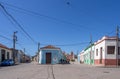 Street scene in Camaguey Cuba Royalty Free Stock Photo