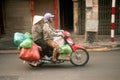 Typical street vendor in Hanoi,Vietnam. Royalty Free Stock Photo