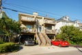 Typical style home in Wrightsville North Carolina near coastal beach Royalty Free Stock Photo