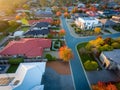 Typical suburb in Australia Royalty Free Stock Photo