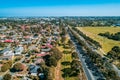 Typical suburban landscape in Melbourne.