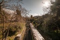 Typical Subway Train of city of Athens, Greece Royalty Free Stock Photo