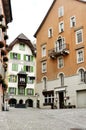 Typical swiss houses in Bremgarten, Switzerland