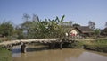 Typical tharu village, Bardia, Nepal