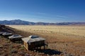 Typical tourist accommodation in the desert, Namibia, Africa Royalty Free Stock Photo