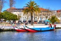 Typical Traditional boats in Vouga river. Aveiro