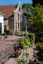 Typical traditional Dutch architecture with old facades Royalty Free Stock Photo