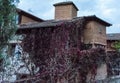 Typical traditional stone house on the mountain