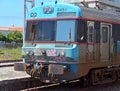 Typical train of the linha de oeste - Portugal