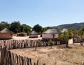 Typical tribal village in Zimbabwe