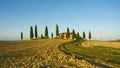 Typical tuscan landscape Royalty Free Stock Photo