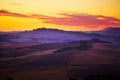 Typical tuscan landscape Royalty Free Stock Photo