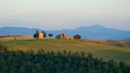 Typical tuscan landscape Royalty Free Stock Photo