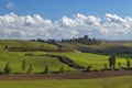 Typical Tuscan landscape near Siena, Tuscany, Italy Royalty Free Stock Photo