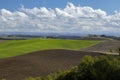 Typical Tuscan landscape near Siena, Tuscany, Italy Royalty Free Stock Photo