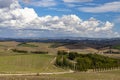 Typical Tuscan landscape in Val d'orcia, Italiy