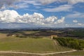 Typical Tuscan landscape in Val d'orcia, Italiy