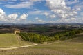 Typical Tuscan landscape in Val d'orcia, Italiy