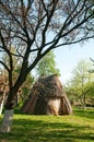 A typical ukrainian antique hut