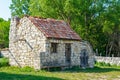 A typical ukrainian antique stone house Royalty Free Stock Photo