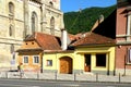 Typical urban landscape in Brasov, Transilvania Royalty Free Stock Photo