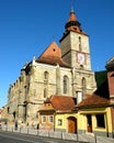 Typical urban landscape in Brasov, Transilvania Royalty Free Stock Photo