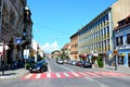 Typical urban landscape in the medieval city Sighgisoara