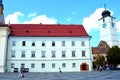 Typical urban landscape in Sibiu, European Capital of Culture for the year 2007 Royalty Free Stock Photo