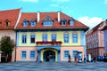 Typical urban landscape in Sibiu, European Capital of Culture for the year 2007 Royalty Free Stock Photo