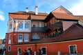 Typical urban landscape in Sibiu, European Capital of Culture for the year 2007 Royalty Free Stock Photo