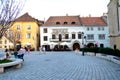 Typical urban landscape in Sopron (Ãâdenburg), Hungary Royalty Free Stock Photo