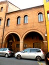 Typical urban lanscape in Ferrara, Italy