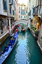 Typical urban view with canal,