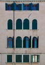 Typical venetian windows Royalty Free Stock Photo