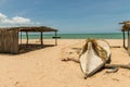 A typical view in cabo de la Vela in Colombia. Royalty Free Stock Photo