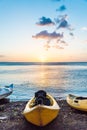 A typical view on lake Nicaragua on Ometepe in Nicaragua Royalty Free Stock Photo