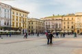 A typical view in the old Town in Krakow Royalty Free Stock Photo