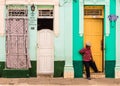 A typical view in Trinidad in Cuba Royalty Free Stock Photo